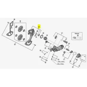 Comparateur de prix : Porte-galets pour dérailleur extérieur Shimano XTR M9120 boîte longue