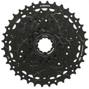 Comparateur de prix : Cassette Shimano Linkglide - Noir - 9 vitesses