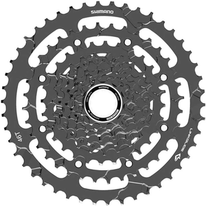 Comparateur de prix : Cassette Shimano Linkglide - noir/noir - 9 vitesses - Homme - Adulte