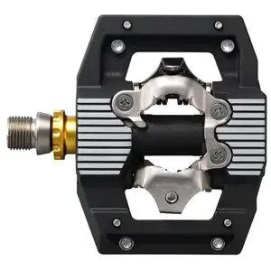 Comparateur de prix : Pédales fixation 1 face aluminium Shimano Saint Pd-M821 Noir TU EPDM821