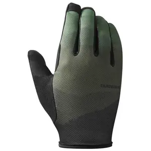 SHIMANO Gants de Trail pour Adultes, Unisexe, Vert, L