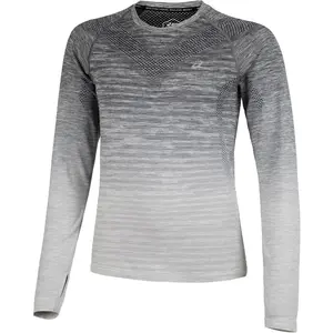 ASICS Seamless Haut Manches Longues Femmes - Blanc , Gris, Taille S pas cher