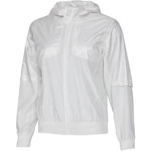 ASICS Nagino Run Veste Running Femmes - Blanc, Taille L pas cher