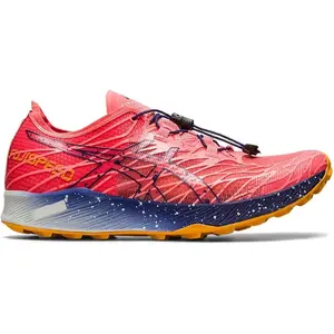 Chaussures ASICS Fujispeed rose bleu blanc femme - 39 pas cher
