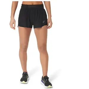 ASICS Metarun Split Short De Running Femmes - Noir, Taille L pas cher