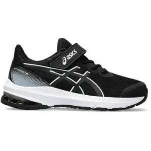 Chaussures de Running Asics GT-1000 12 PS Noir Blanc Enfant pas cher