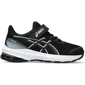 Chaussures ASICS GT-1000 12 PS noir blanc enfant - 30 pas cher