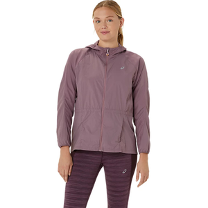 Asics Road Packable Jacket Femme Mauve pas cher