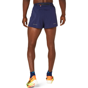 Asics Metarun Split Short Homme Bleu marine pas cher