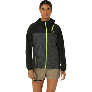 Asics Fujitrail Packable Windbreaker Femme Noir pas cher