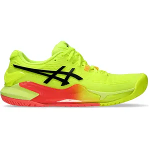 Asics Femme Gel-Resolution 9 Sneaker, Safety Yellow Black, 39 EU pas cher