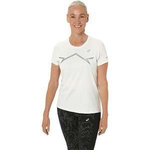 Asics Lite-Show Short Sleeve Top Femme Gris pas cher