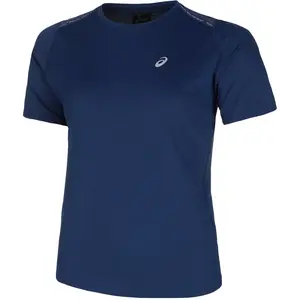Asics Road vêtement running femme déstockage Bleu marine XS pas cher