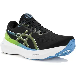 Chaussures de running asics gel kayano 30 noir bleu vert pas cher