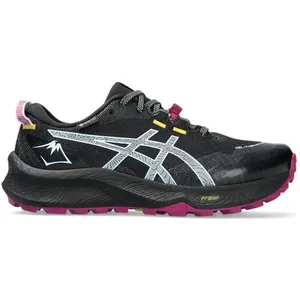 Chaussures de trail running femme asics gel trabuco 12 gtx noir rose pas cher
