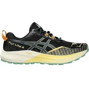 ASICS Fuji Lite 4 Chaussure Trail Hommes - Noir , Orange, Pointure 44 pas cher