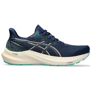 Chaussures ASICS GT-2000 12 bleu marine blanc femme - 37 pas cher