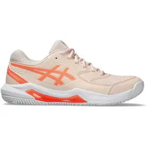 ASICS Femme Gel-Dedicate 8 Clay Sneaker, Pearl Pink/Sun Coral, 36 EU pas cher