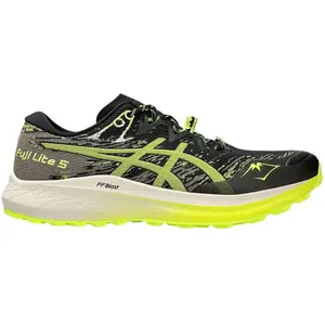ASICS Fuji Lite 5 Chaussure Trail Hommes - Noir , Jaune, Pointure 44.5 pas cher