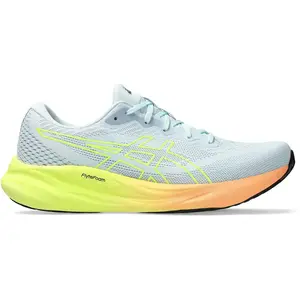 Asics Homme Gel-Pulse 15 Sneaker, Jaune sécurité Gris Froid, 46.5 EU pas cher