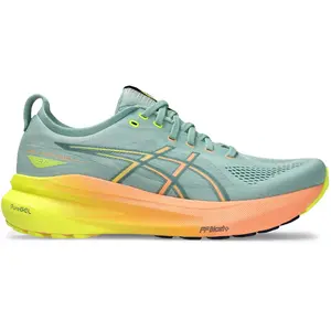 Chaussures running asics gel kayano 31 paris vert orange jaune homme pas cher