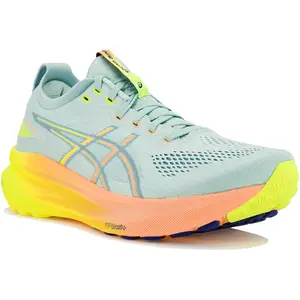 Chaussures running asics gel kayano 31 paris vert orange jaune homme pas cher