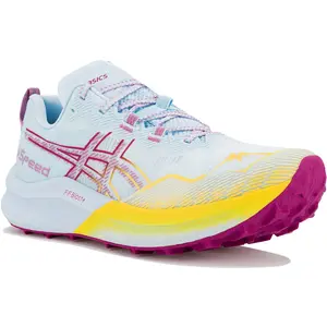 Asics - Women's Fujispeed 2 - Chaussures de trail taille 6,5, multicolore pas cher