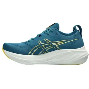 ASICS Homme Gel-Nimbus 26 Sneaker, Evening Teal Light Mustard, 41.5 EU pas cher