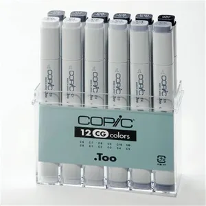 Set 12 marqueurs manga copic marker gris froid - copicVendu paramazon