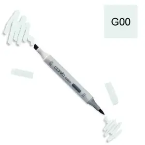Comparateur de prix : COPIC Ciao G00, Jade Green, Twin Marker avec une pointe moyenne et une pointe pinceau