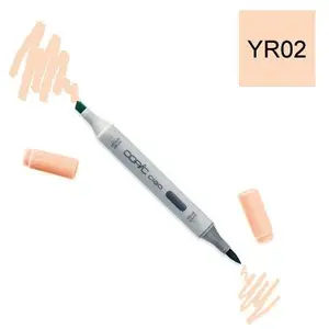 Comparateur de prix : Marqueur - COPIC - Ciao - Jaune Rouge - Pointe large biseautée et pointe pinceau souple - Indélébile
