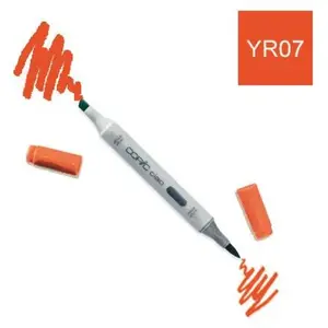 Comparateur de prix : Marqueur à alcool Copic Ciao Jaune Rouge YR - nuancier Copic:YR07 Cadmium orange