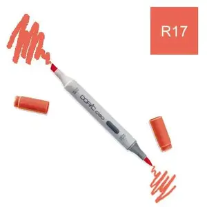 Comparateur de prix : Marqueur à alcool Copic Ciao (Rouge R) - nuancier Copic:R17 Lipstick Orange
