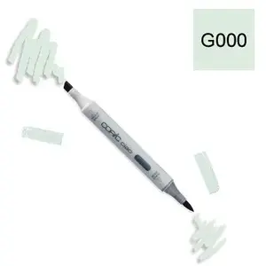 Comparateur de prix : Stylo feutre Copic Ciao double pointe - G000 Pale Green