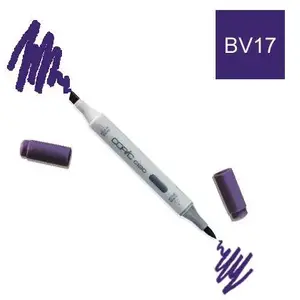 Stylo feutre Copic Ciao double pointe - BV17 Deep Reddish Blue pas cher