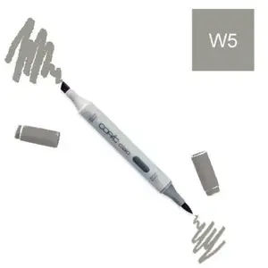 Marqueur à alcool Copic Ciao (Gris chauds W) - nuancier Copic:W5 Warm Gray No.5 pas cher