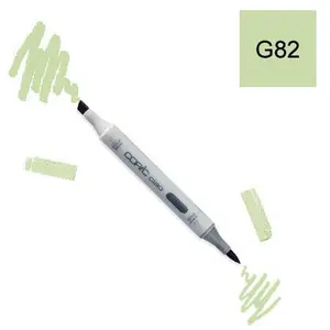 Stylo feutre Copic Ciao double pointe - G82 Spring Dim Green pas cher