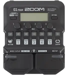 Comparateur de prix : Zoom G1 Four Multi-Effects Processor pour guitare électrique