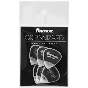 Ibanez PPA16XSGWH - 6 médiators Grip Wizard série Sand Grip blanc - extra heavy -1,2mm