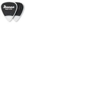Ibanez PPA14MSGWH - 6 médiators Grip Wizard série Sand Grip blanc - medium - 0,8mm