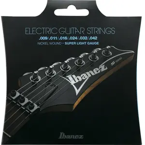 Ibanez IEGS6 Nickel Wound Super Light 9-42 Jeux de cordes électriques 009