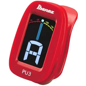 Comparateur de prix : Ibanez PU3-RD - Accordeur chromatique à pince - Rouge