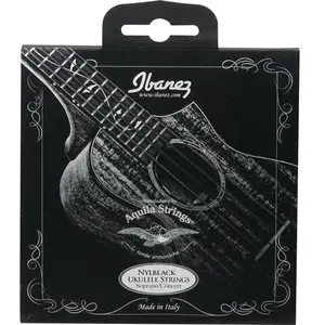 Ibanez NBUKS4 Cordes nylon noir pour ukulélé pas cher