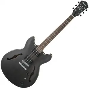 Ibanez Ibanez As53-Tkf - Transparent Black Flat - Guitare Électrique