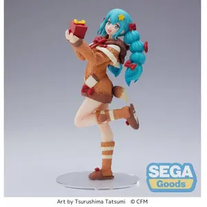 Figurine Statuette en PVC, taille env. 21 cm, sous licence officielle.  - Sega Figurine SPM Hatsune Miku  - SEGA50649 Vendu paramazon