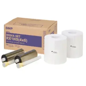 DNP RX1HS Media kit d'impression 10 x 15 cm avec verso vierge