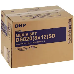 DNP DS 820 Kit multimédia SD 20 x 30 cm 2 x 110 impressionsVendu parmiss-numerique