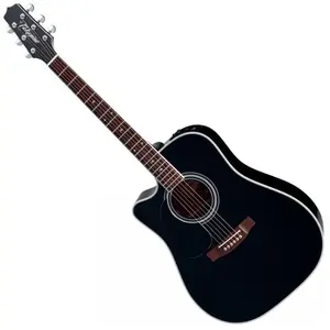 Takamine EF341SC-LH Electro Cutaway Noire Gaucher