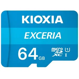 Comparateur de prix : Kioxia Exceria MicroSDXC 64 Go UHS-I U1 Classe 10 + Adaptateur SD