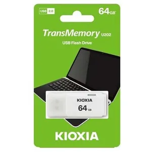 Clé USB 2.0 KIOXIA 64GB U202 - Blanc - Mémoire flash - USB 2.0 pas cher